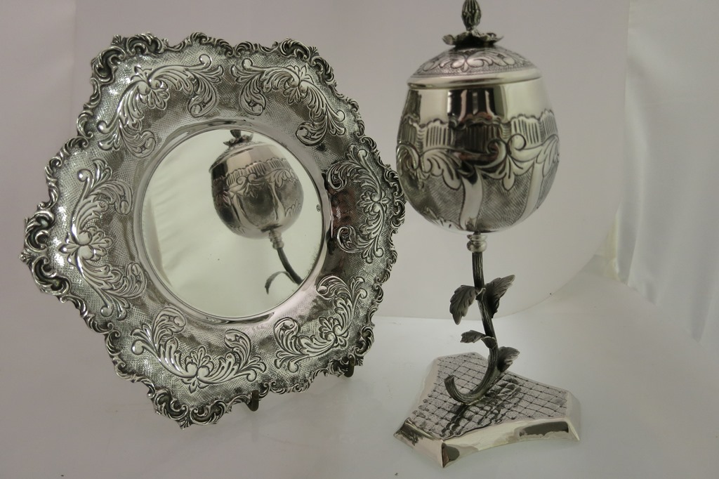 chased star tray