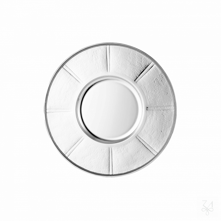 Poppy round hammered