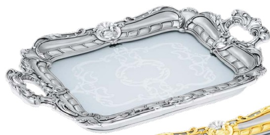 Baruque Rect silver MD